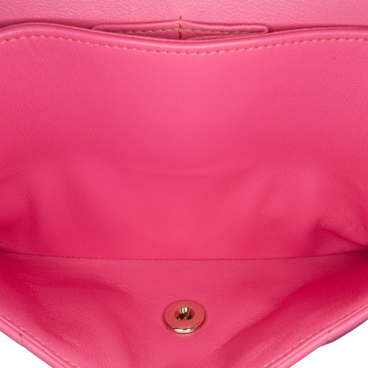 Chanel Small Classic Chevron Cuir d’agneau Double rabat