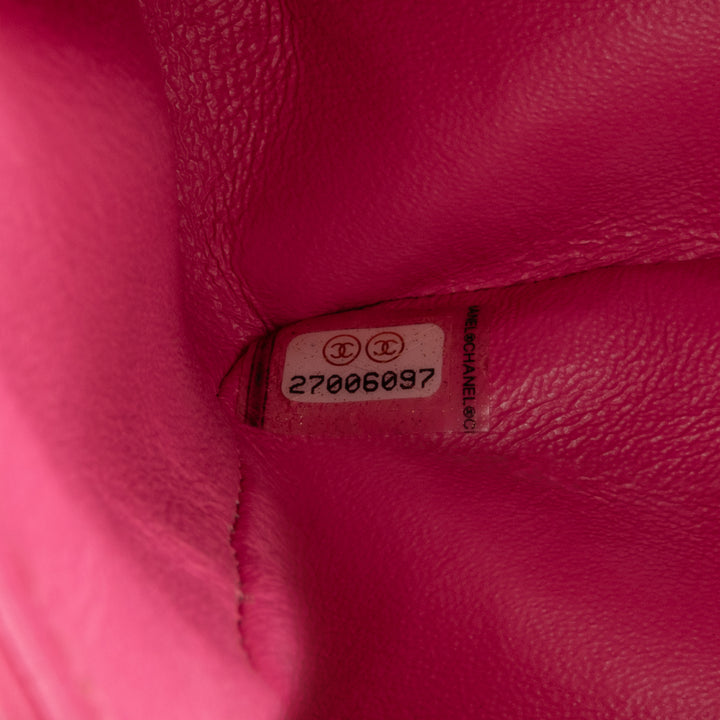 Chanel Small Classic Chevron Cuir d’agneau Double rabat