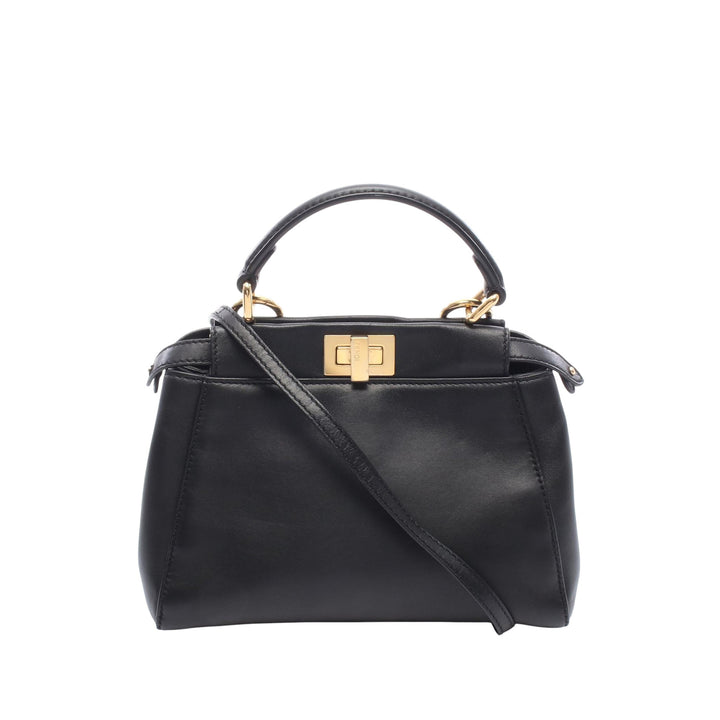 Fendi Sac à main Peekaboo Iconic Mini Noir – vue principale – GABY PARIS