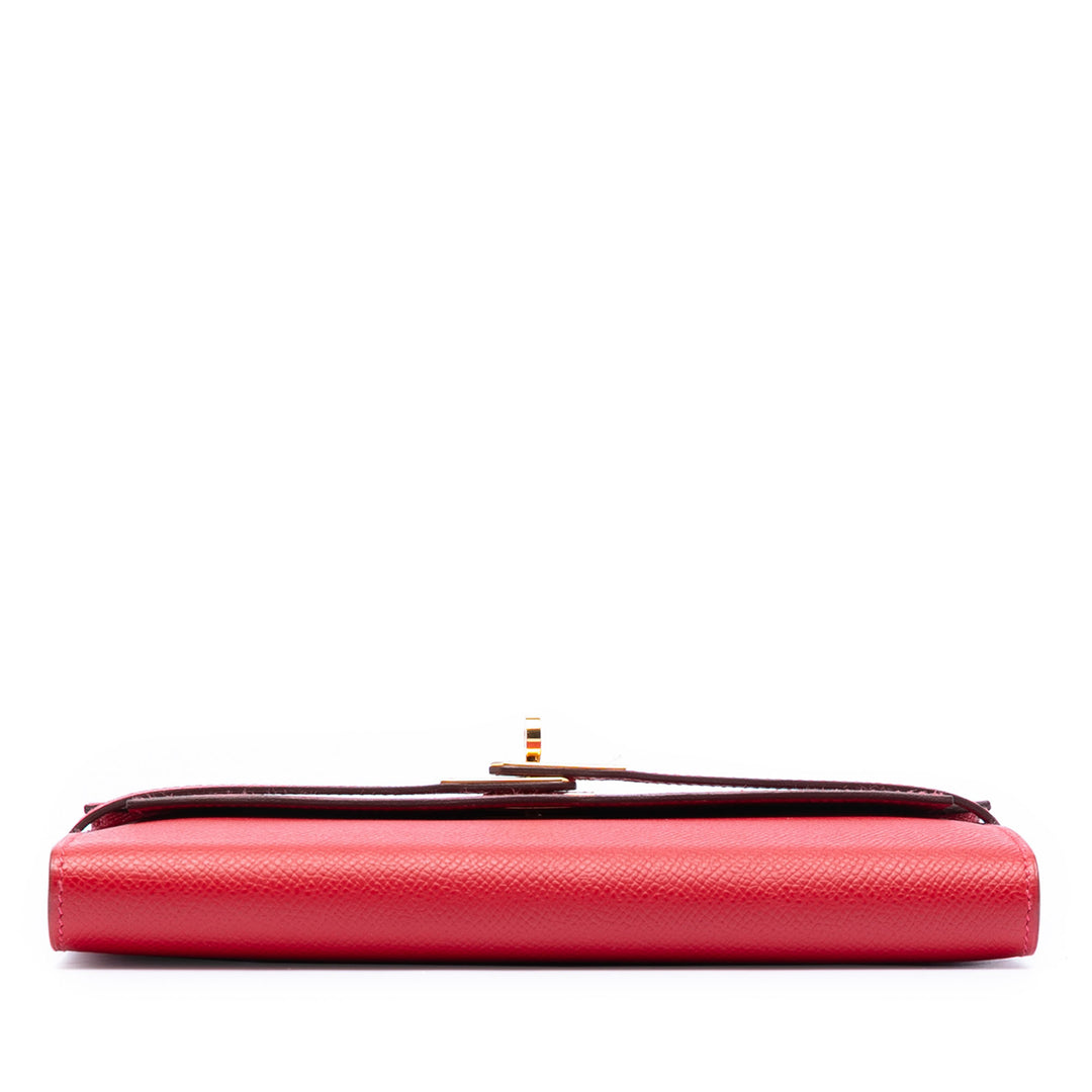 Hermès Epsom Kelly Longue Portefeuille long wallets