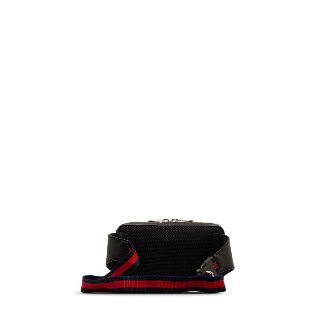 GG Supreme Web Belt Bag Black - Gaby Paris