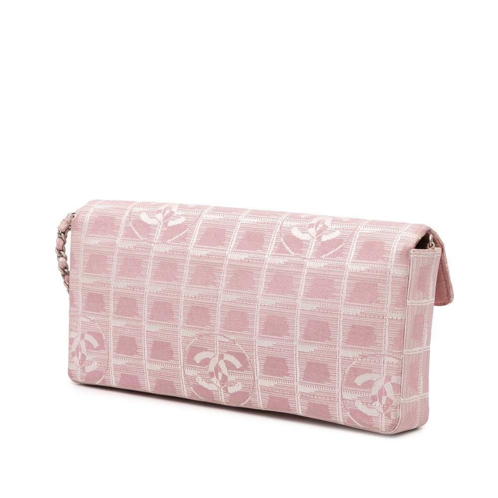 Chanel New Travel Line Nylon East West Flap Rose – GABY PARIS Authentique