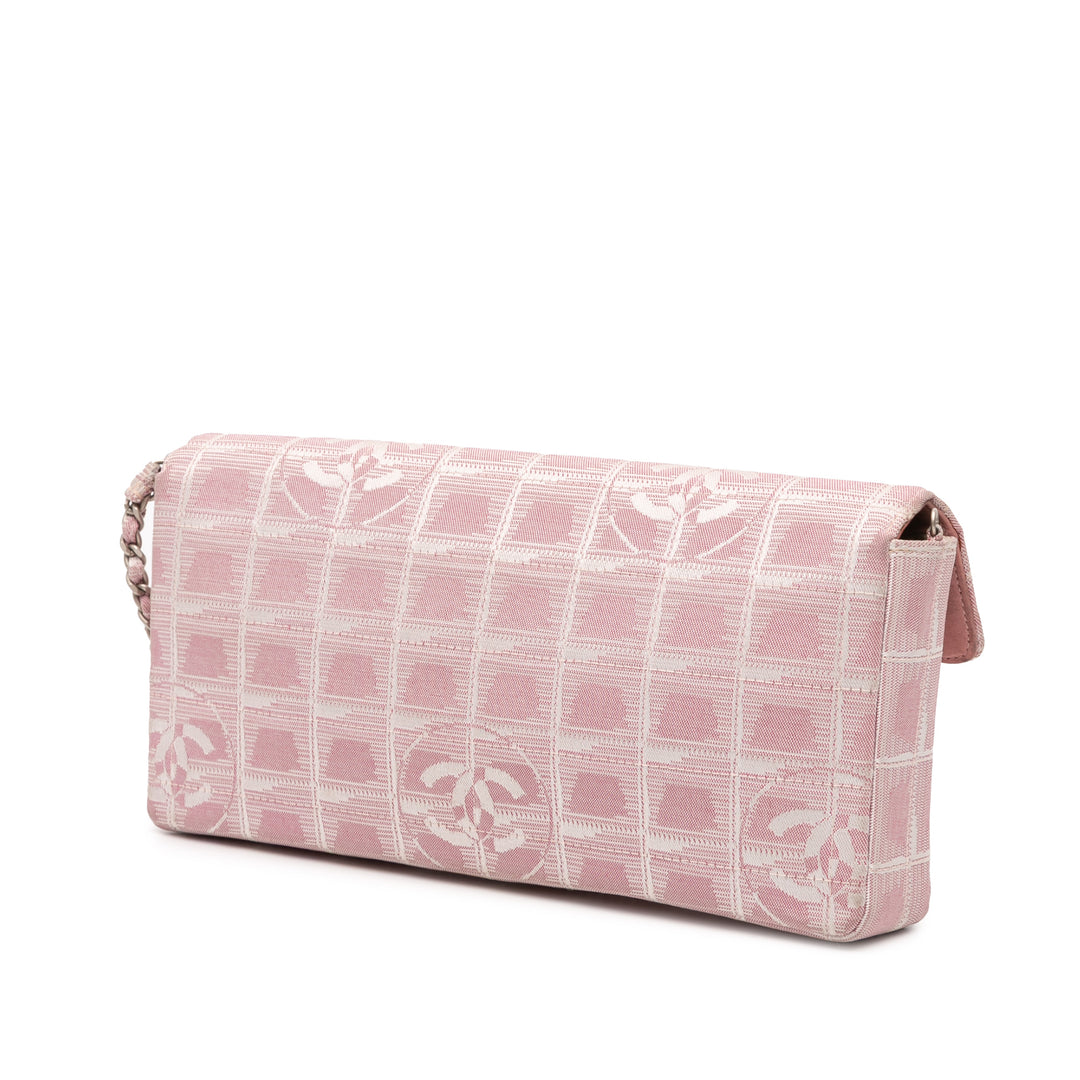 Chanel New Travel Line Nylon East West Flap Rose – GABY PARIS Authentique
