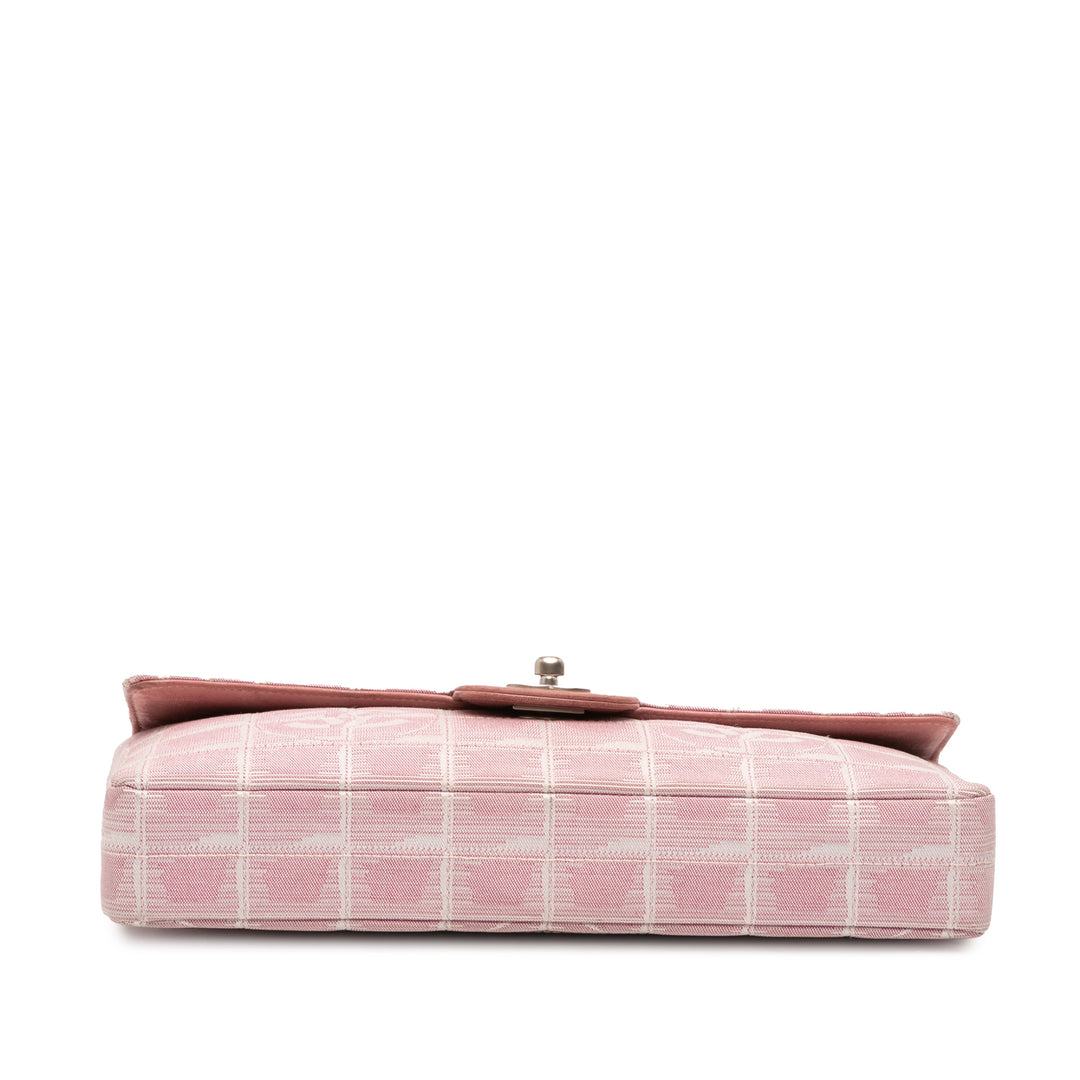 Chanel New Travel Line Nylon East West Flap Rose – GABY PARIS Authentique