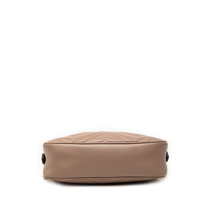 GG Marmont Matelasse Sac Petit Cuir de veau Marron