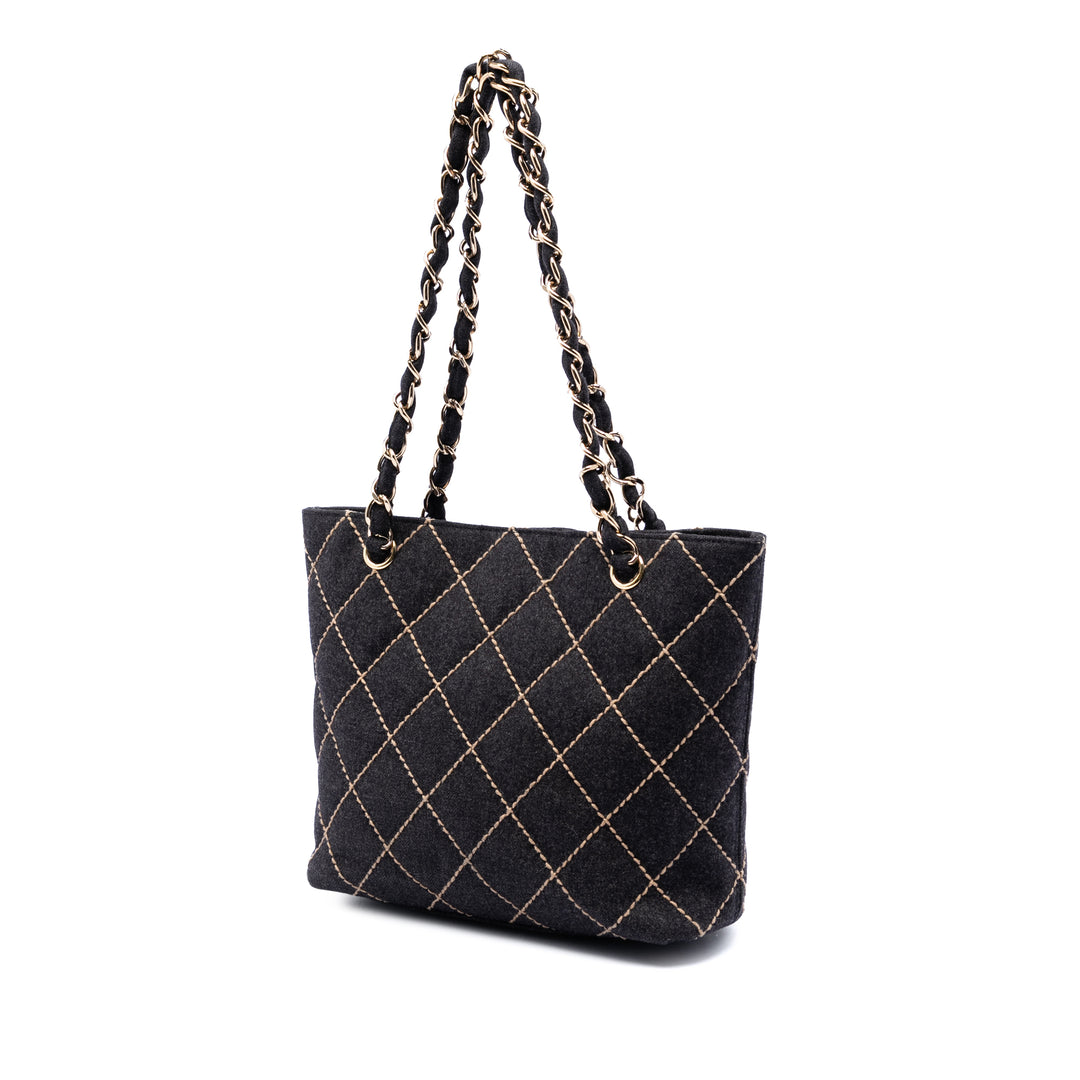 Chanel CC Laine Wild Stitch Cabas