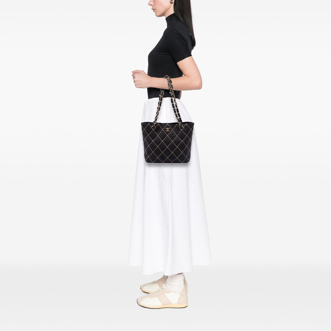 Chanel CC Laine Wild Stitch Cabas