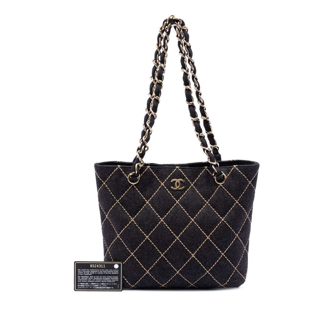 Chanel CC Laine Wild Stitch Cabas