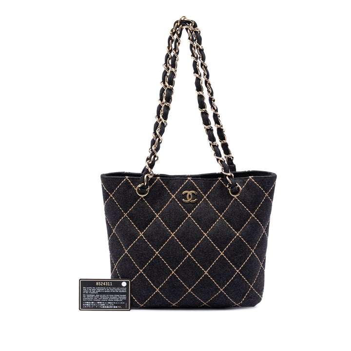 Chanel CC Laine Wild Stitch Cabas