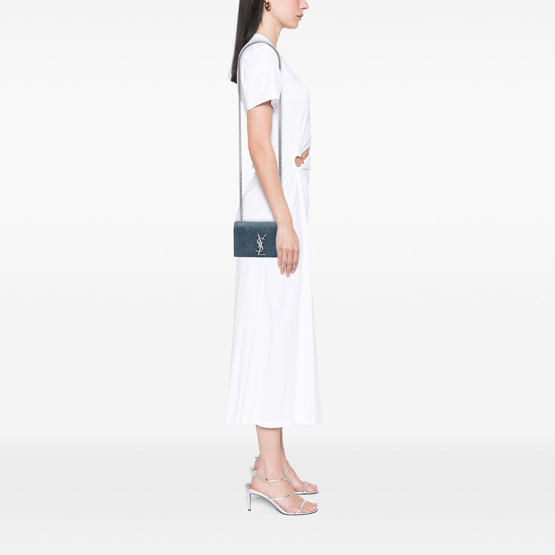 Saint Laurent Small Jean Monogram Kate Sac porté croisé