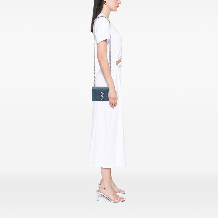 Saint Laurent Small Jean Monogram Kate Sac porté croisé