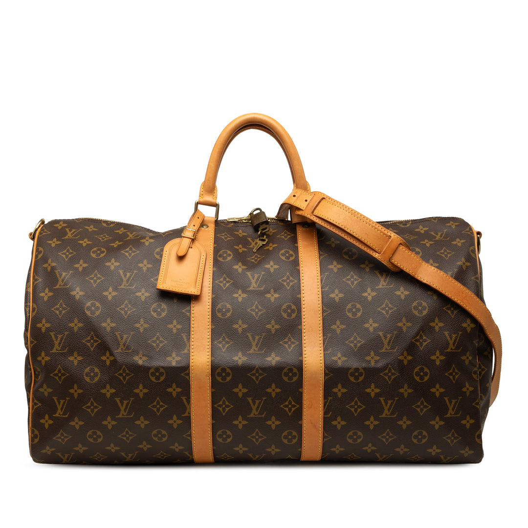 Keepall Bandouliere 55 Monogram Marron
