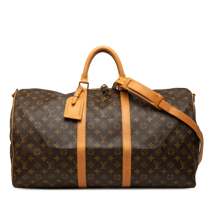 Keepall Bandouliere 55 Monogram Marron