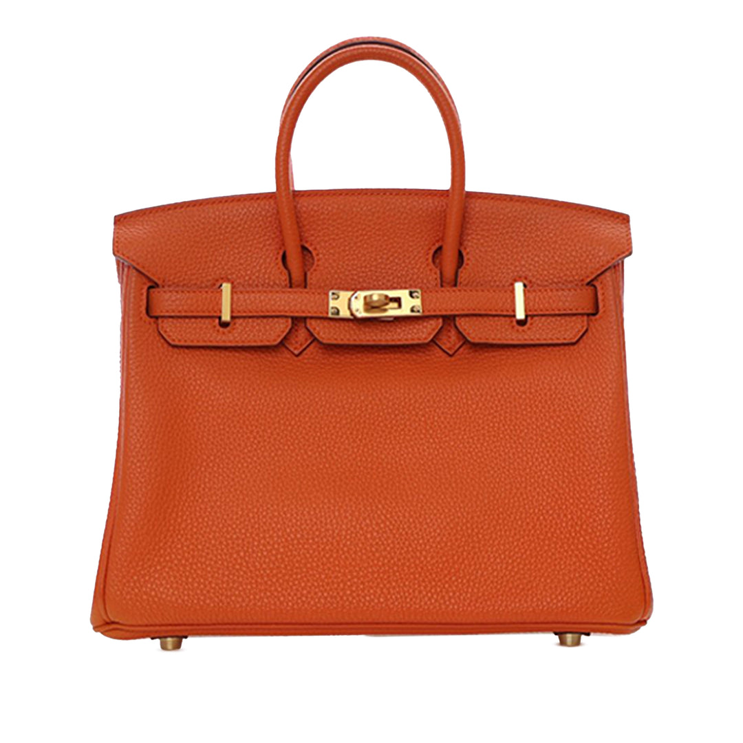 Hermès Togo Birkin Retourne 25 Orange – GABY PARIS Authentique