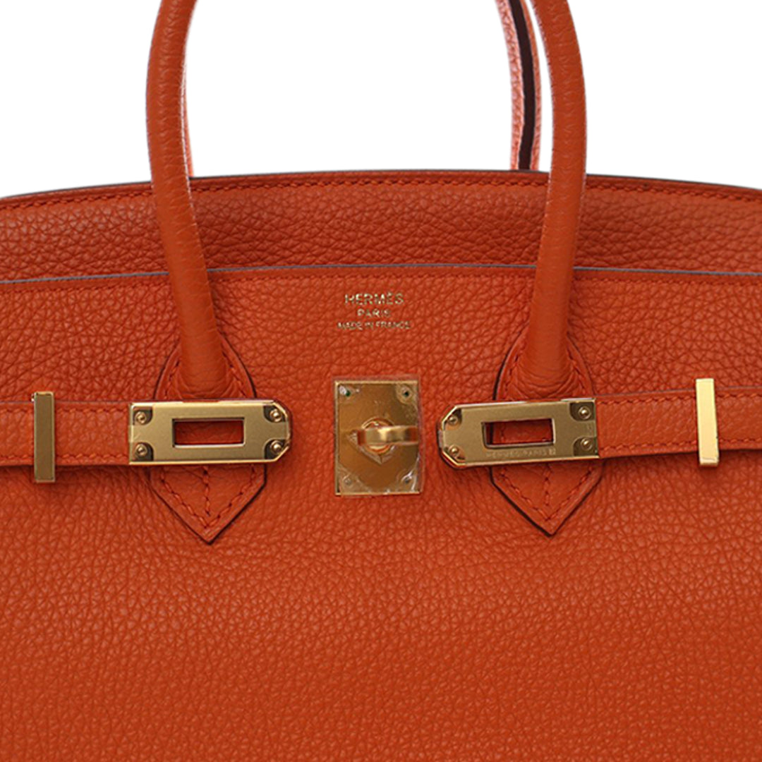 Hermès Togo Birkin Retourne 25 Orange – GABY PARIS Authentique