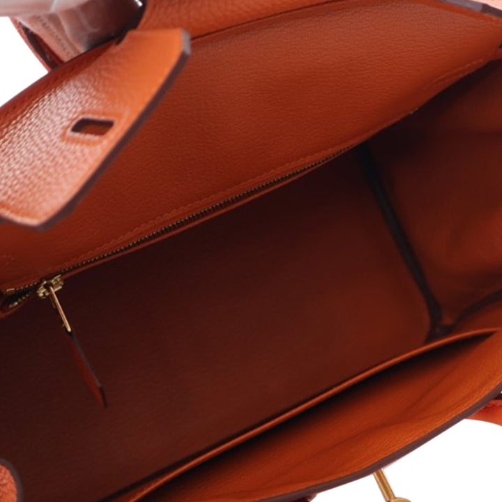 Hermès Togo Birkin Retourne 25 Orange – GABY PARIS Authentique