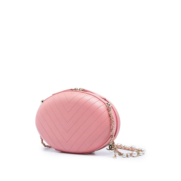 Chanel Chevron Surpiqué Cuir de veau La Pausa Evening Sac