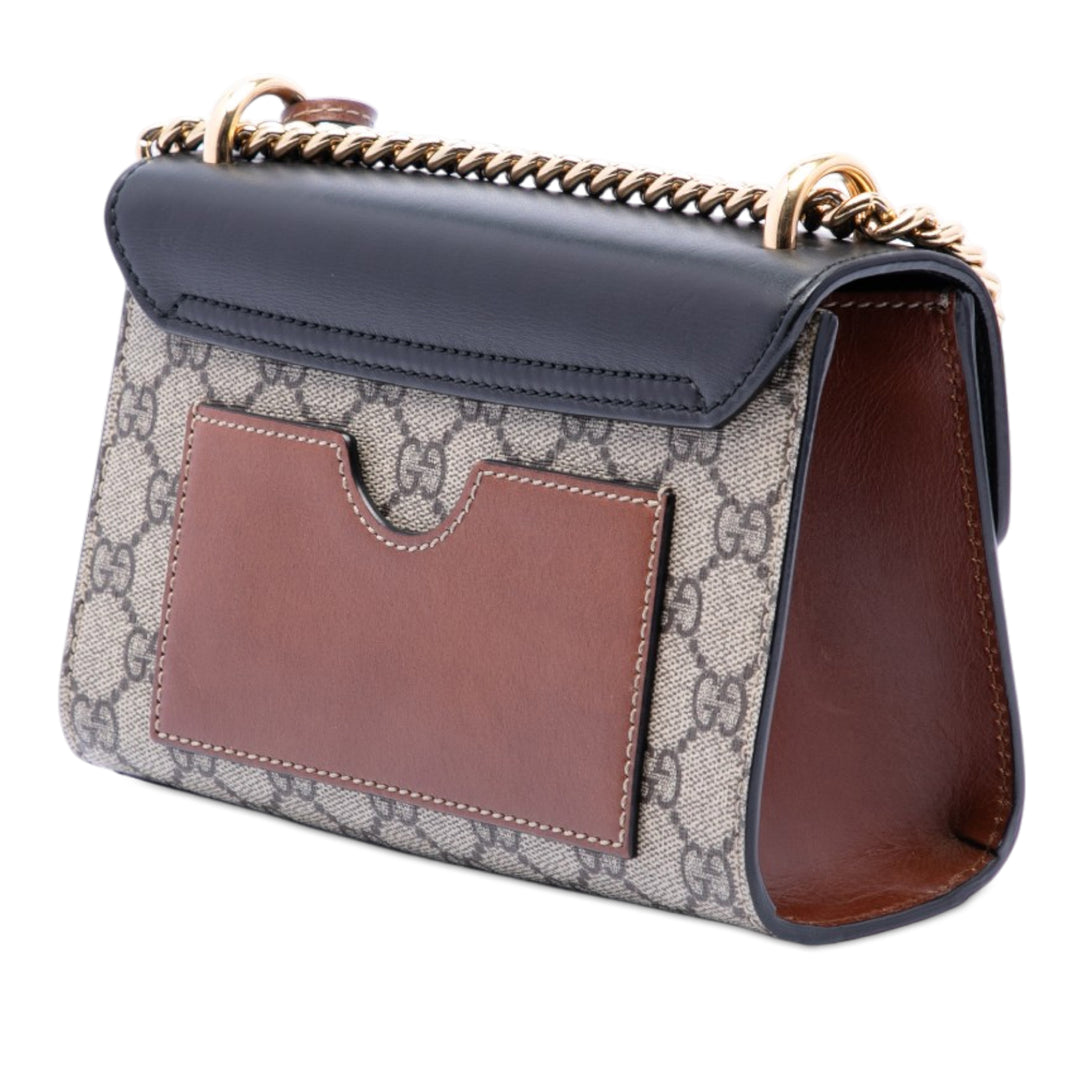 Gucci Small GG Supreme Padlock Sac porté croisé