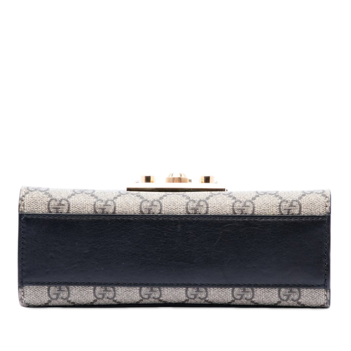 Gucci Small GG Supreme Padlock Sac porté croisé