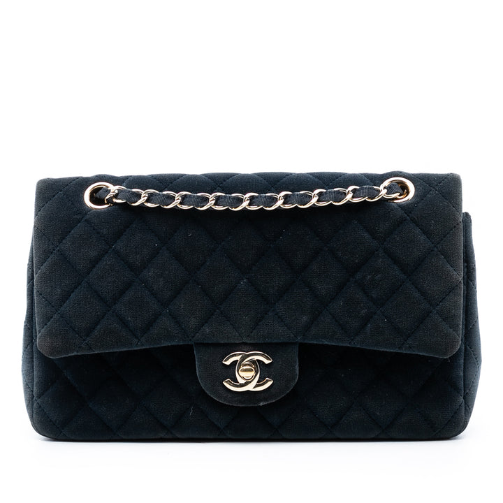 Chanel Medium Classic Velours Double rabat