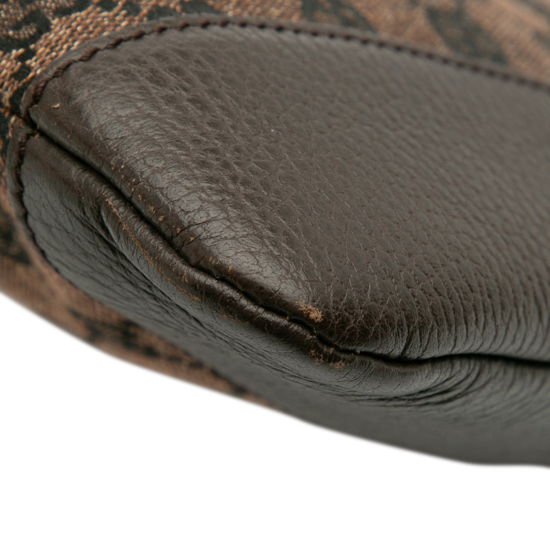Gucci GG Toile Sac porté croisé Marron