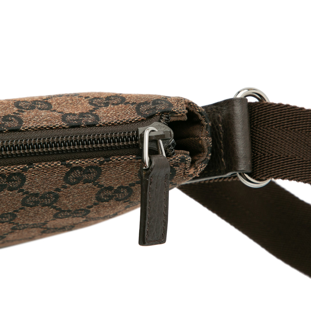 Gucci GG Toile Sac porté croisé Marron