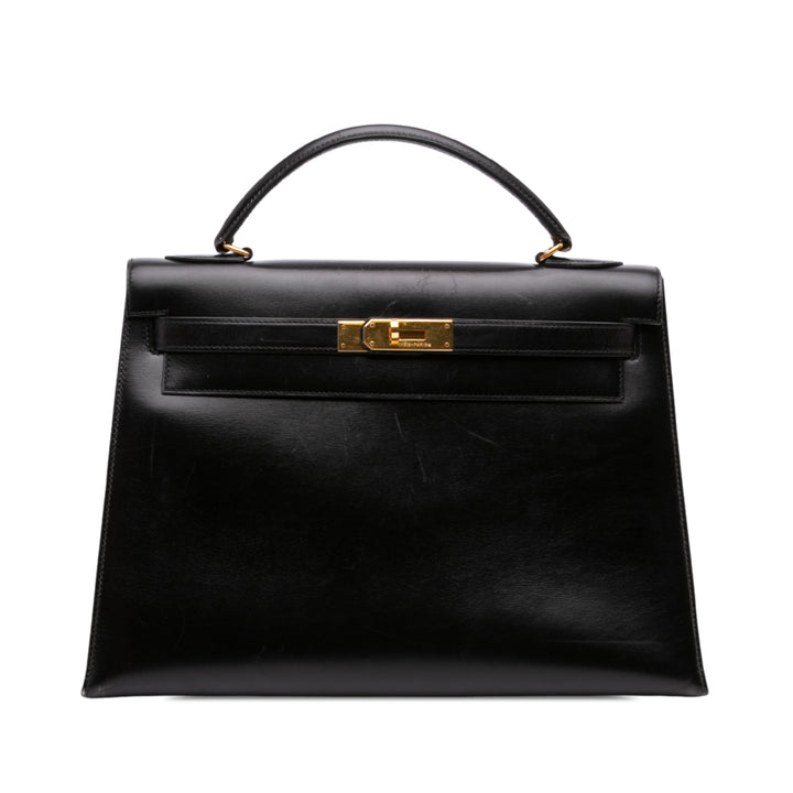 Box Veau Kelly Sellier 32 Box Noir