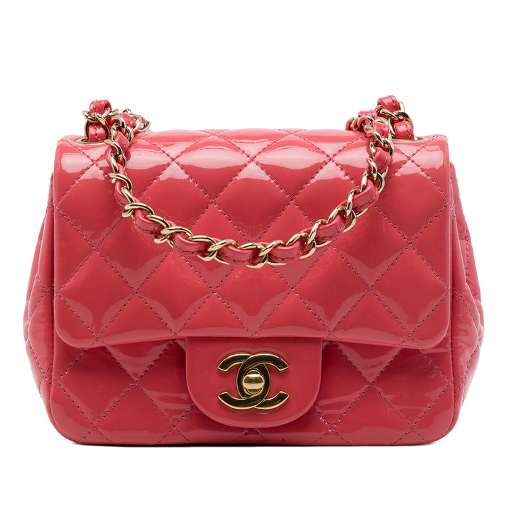Classic Carré Rabat simple Mini Rose