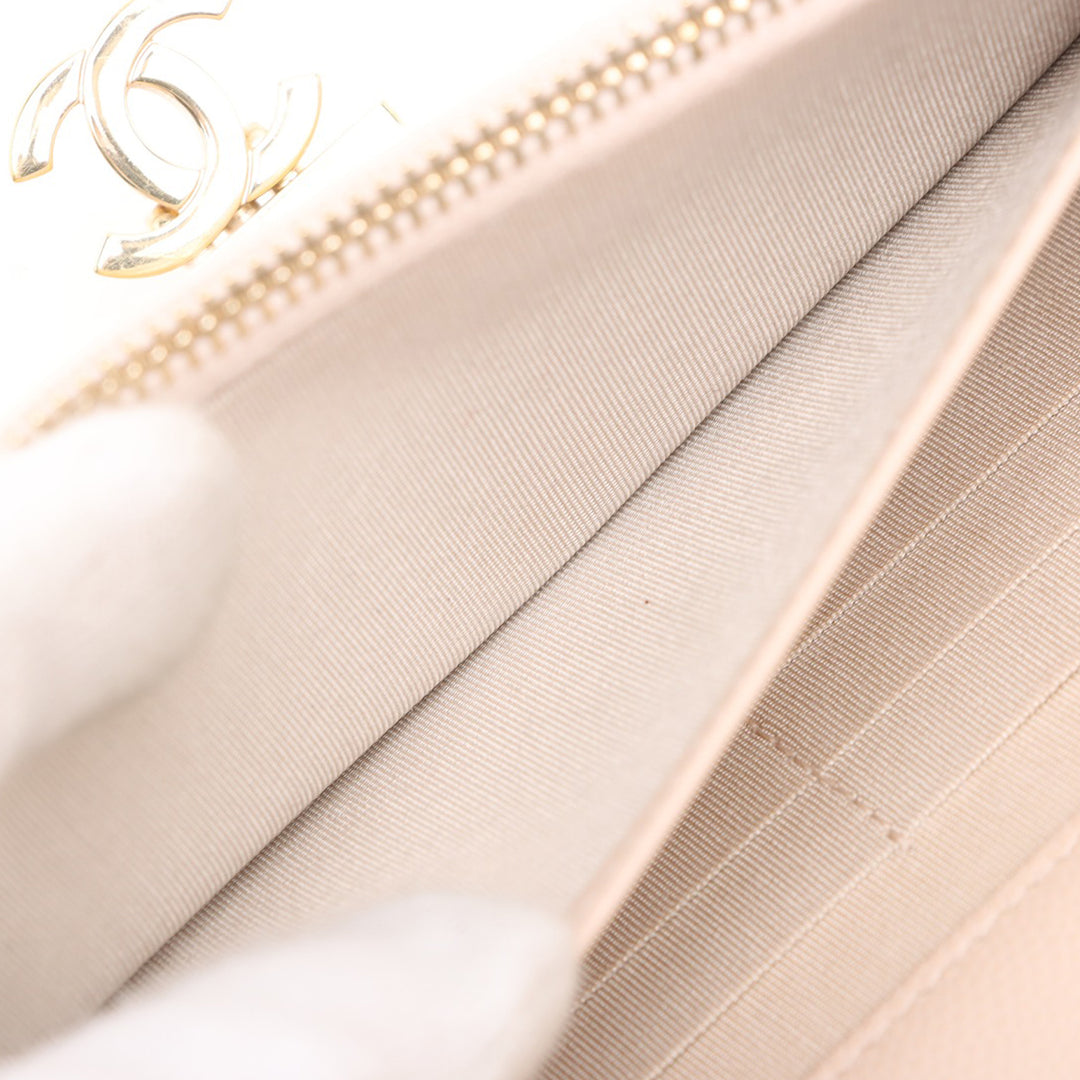 Chanel Matelassé Caviar Golden Class Wallet on Chain