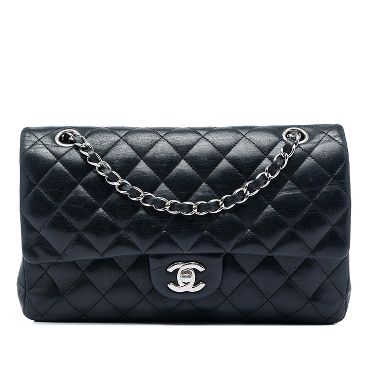 Chanel Medium Classic Cuir d’agneau Double rabat