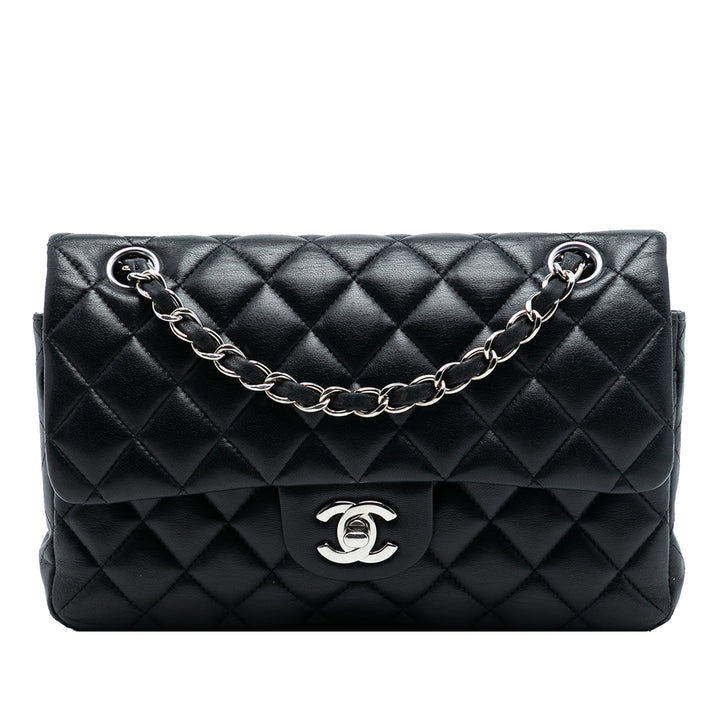 Chanel Small Classic Cuir d’agneau Double rabat