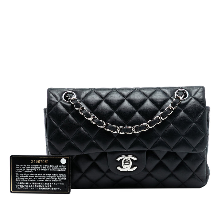 Chanel Small Classic Cuir d’agneau Double rabat