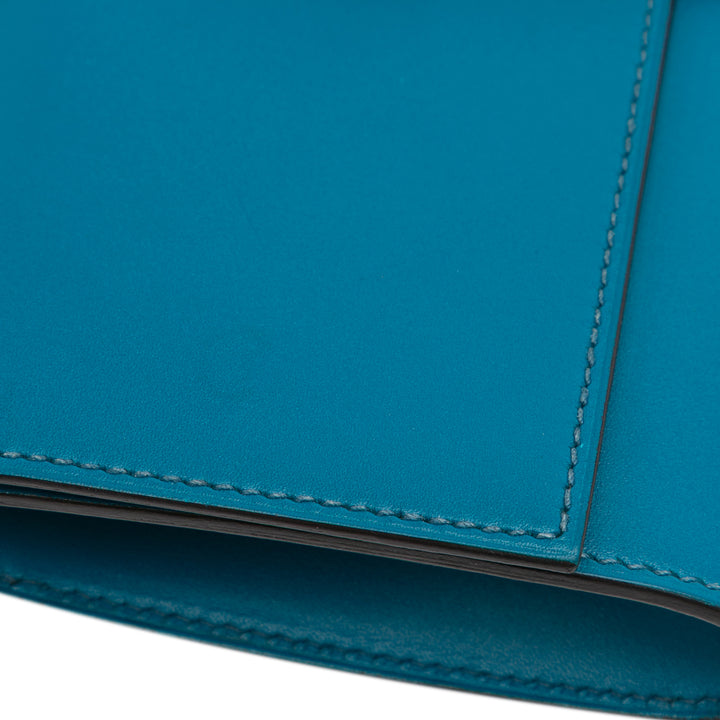 Tadelakt Medor Clutch 23 Blue - Gaby Paris