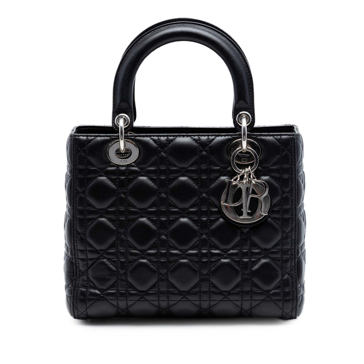 Dior Medium Cuir d’agneau Cannage Lady Dior