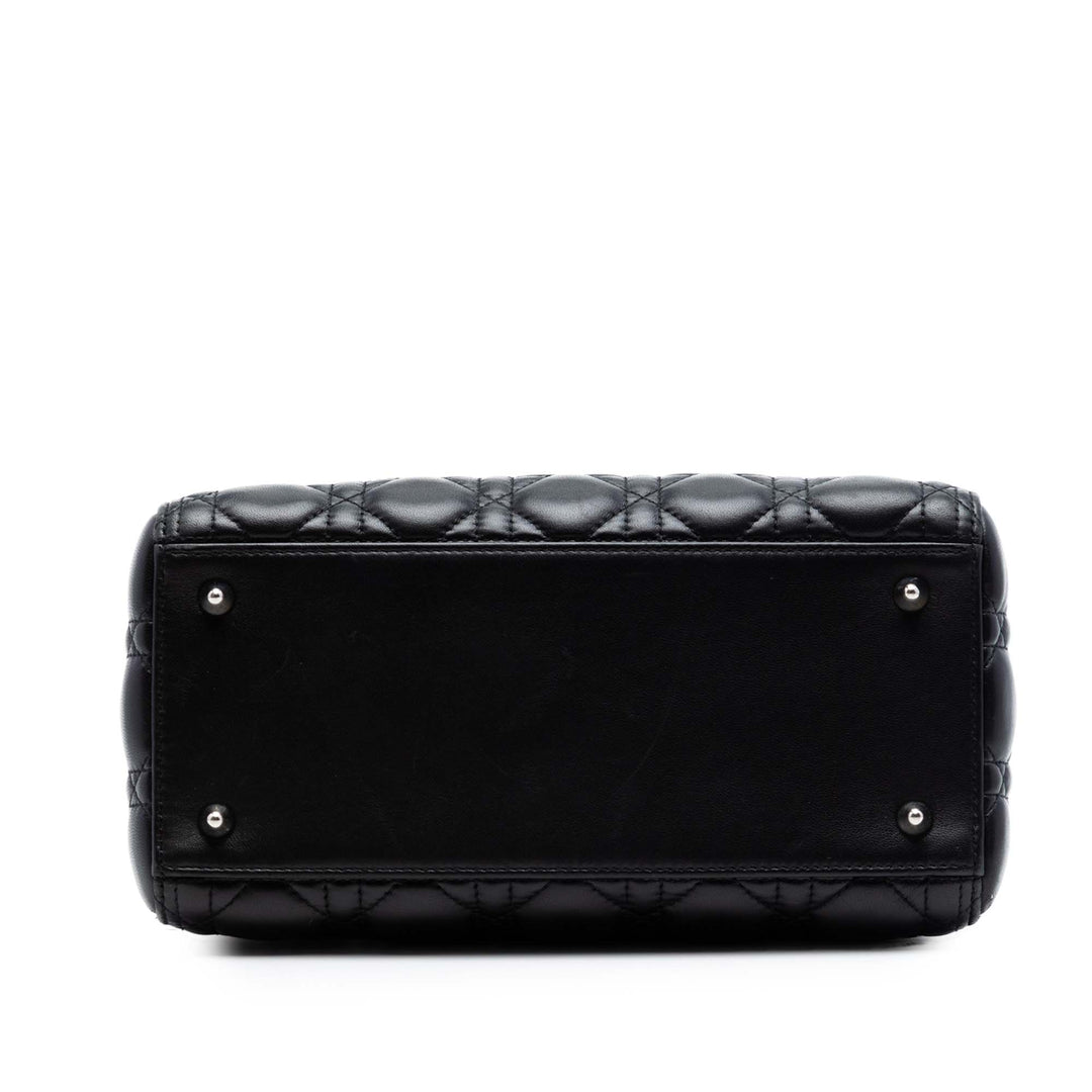 Dior Medium Cuir d’agneau Cannage Lady Dior