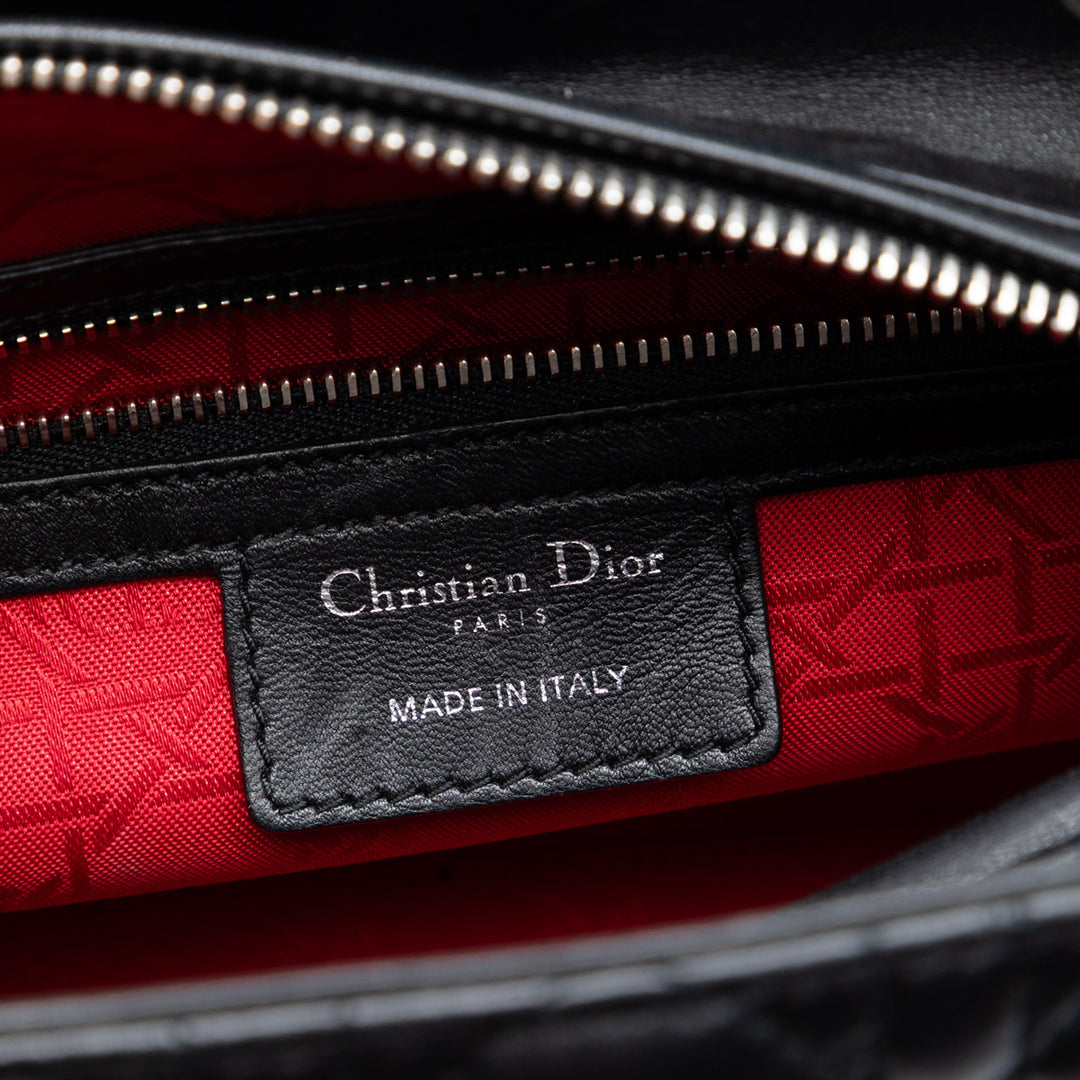 Dior Medium Cuir d’agneau Cannage Lady Dior