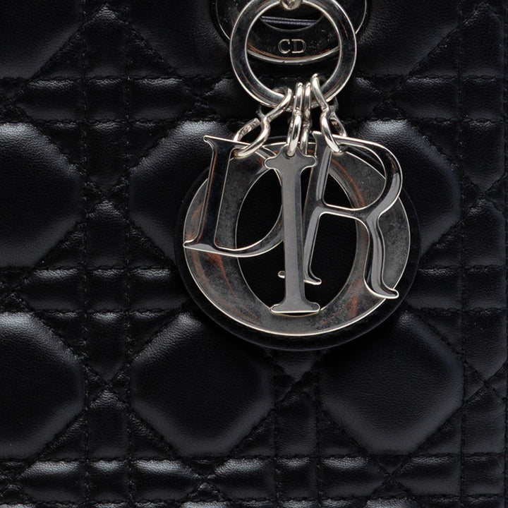 Dior Medium Cuir d’agneau Cannage Lady Dior