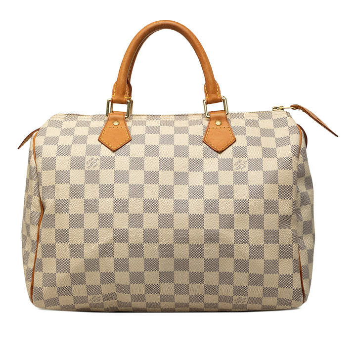 Louis Vuitton Speedy 30 Damier Azur Blanc – vue principale – GABY PARIS