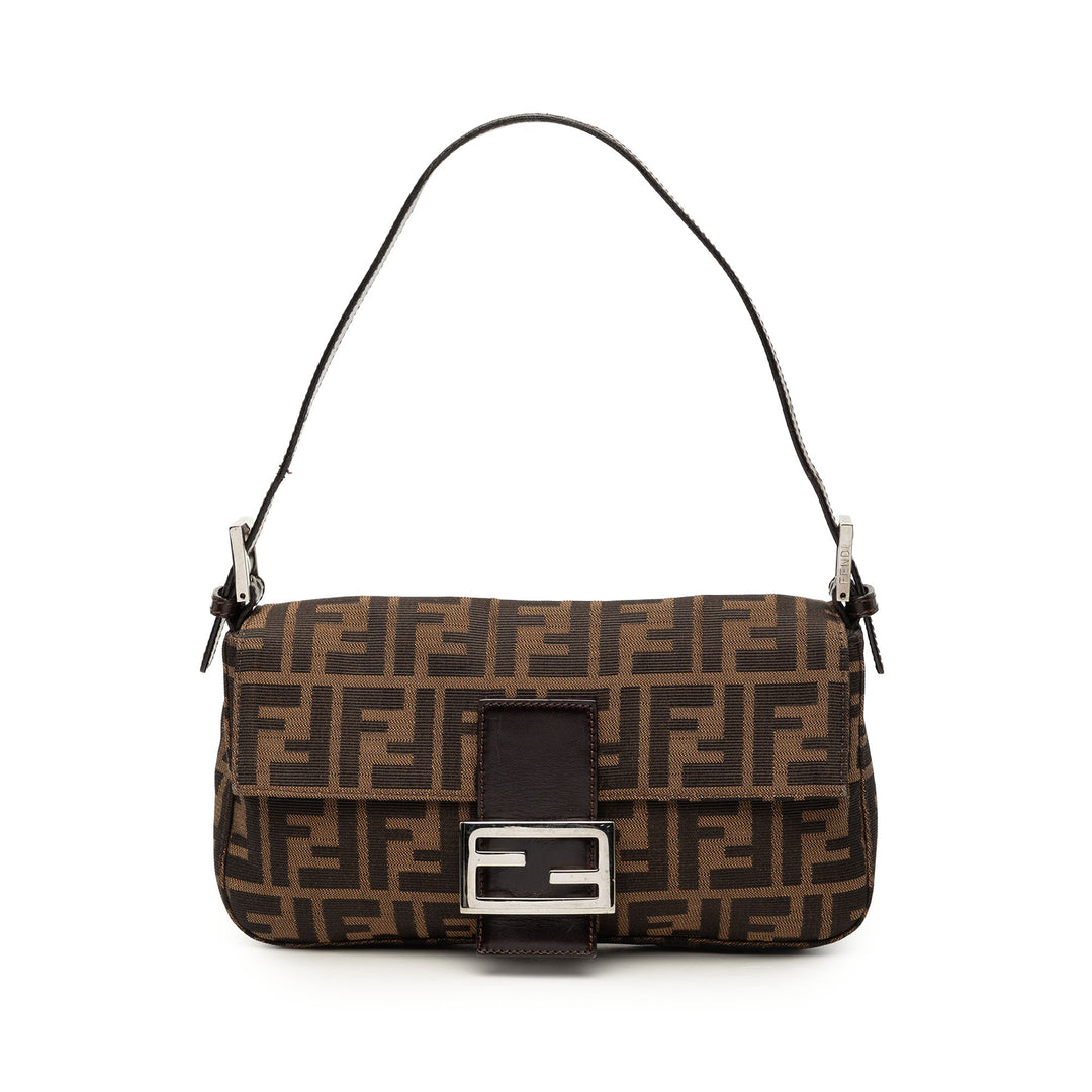 Fendi Zucca Baguette Toile