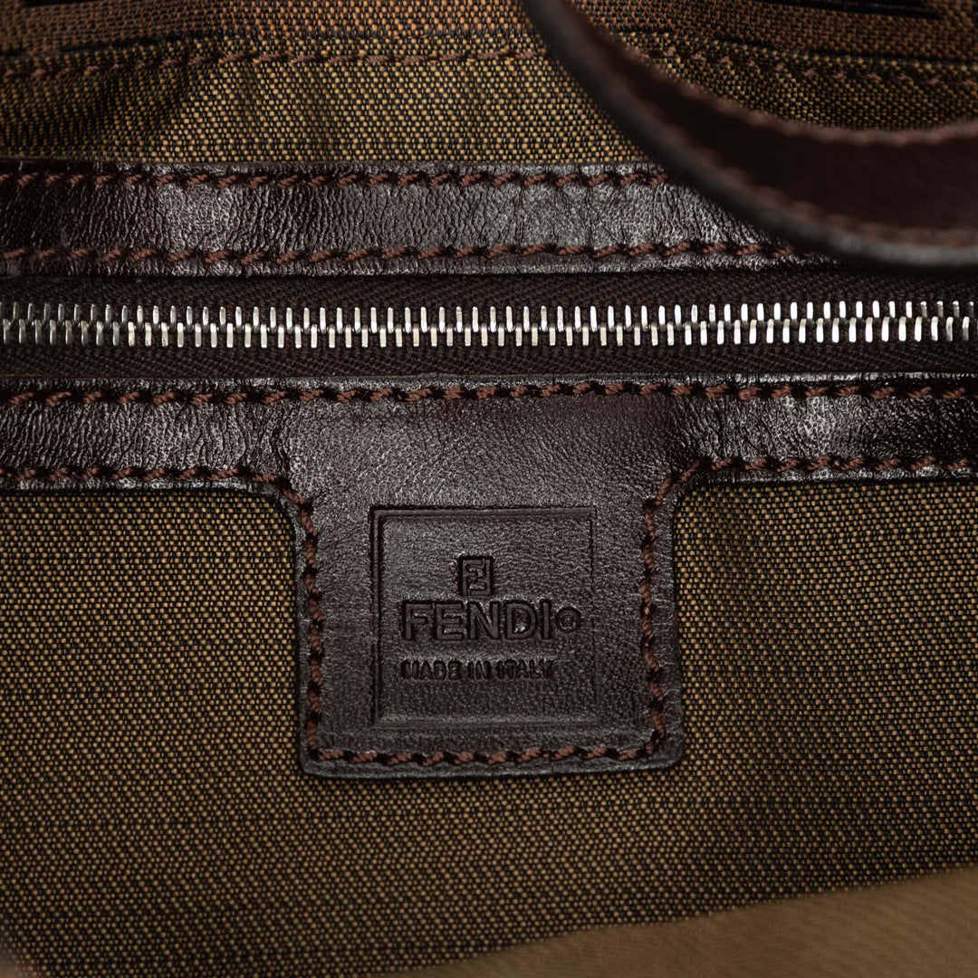 Fendi Zucca Baguette Toile