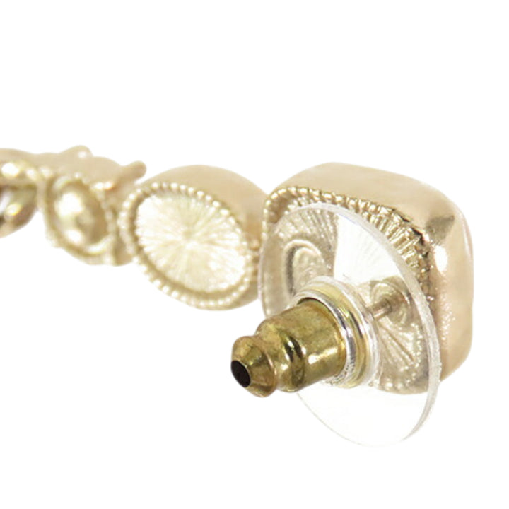 Chanel CC Doré Plated Faux Pearl and Rhinestone Drop Boucle d’oreilles Doré – GABY PARIS Authentique