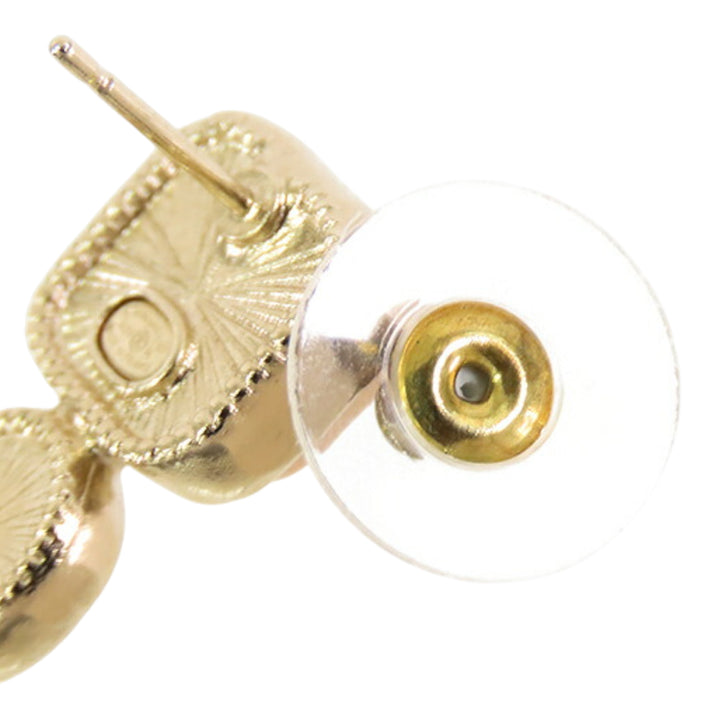 Chanel CC Doré Plated Faux Pearl and Rhinestone Drop Boucle d’oreilles Doré – GABY PARIS Authentique