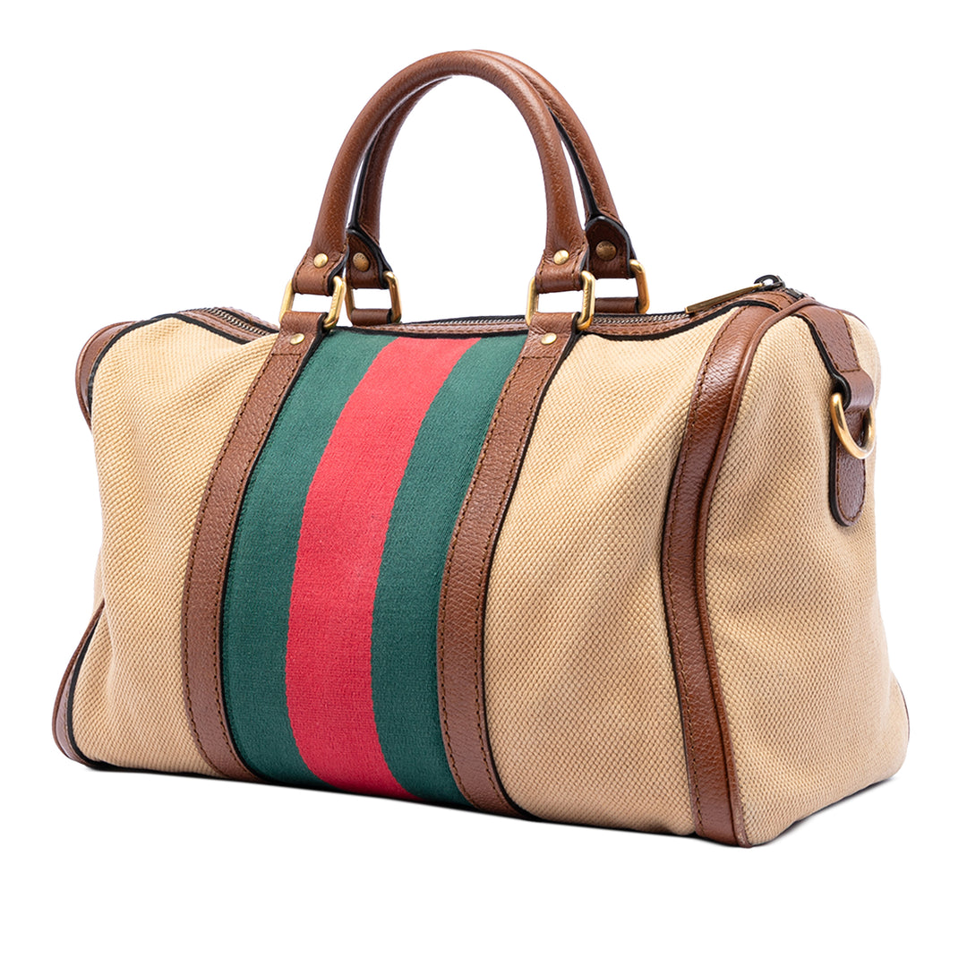 Gucci Medium Toile Web Joy Boston Sac