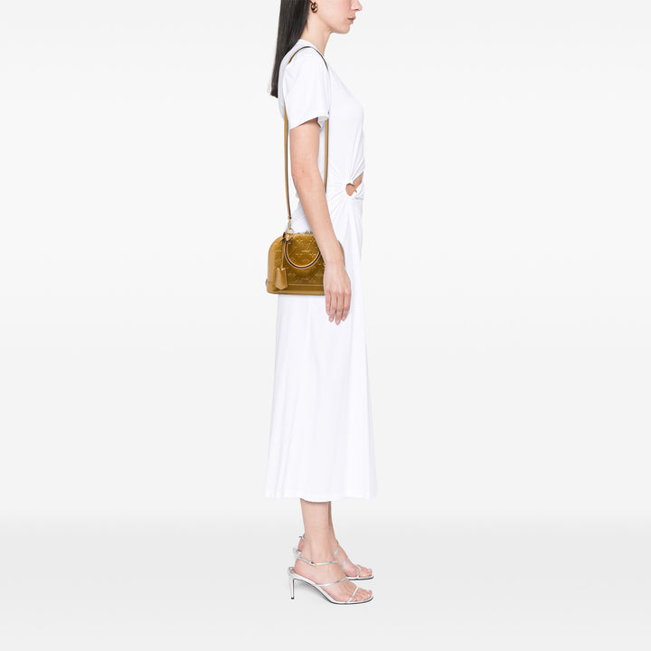 Louis Vuitton Alma BB Cuir verni Monogram Doré – vue 5 – GABY PARIS