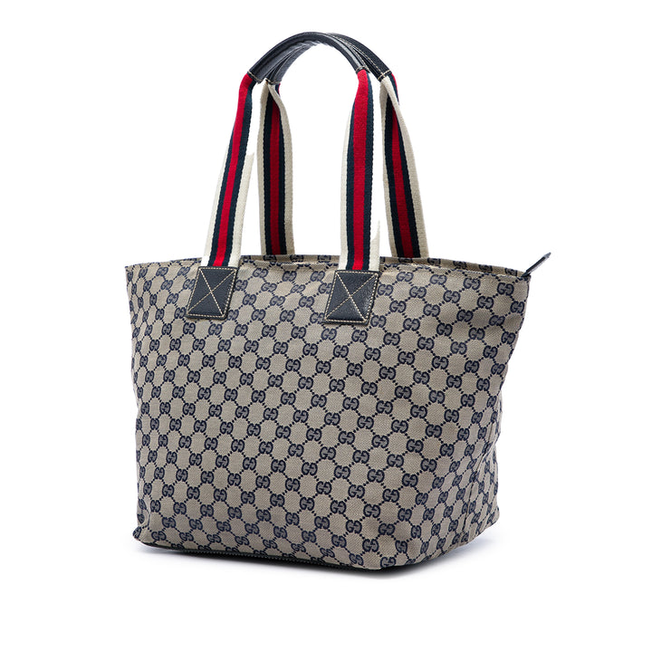 GG Web Cabas Beige
