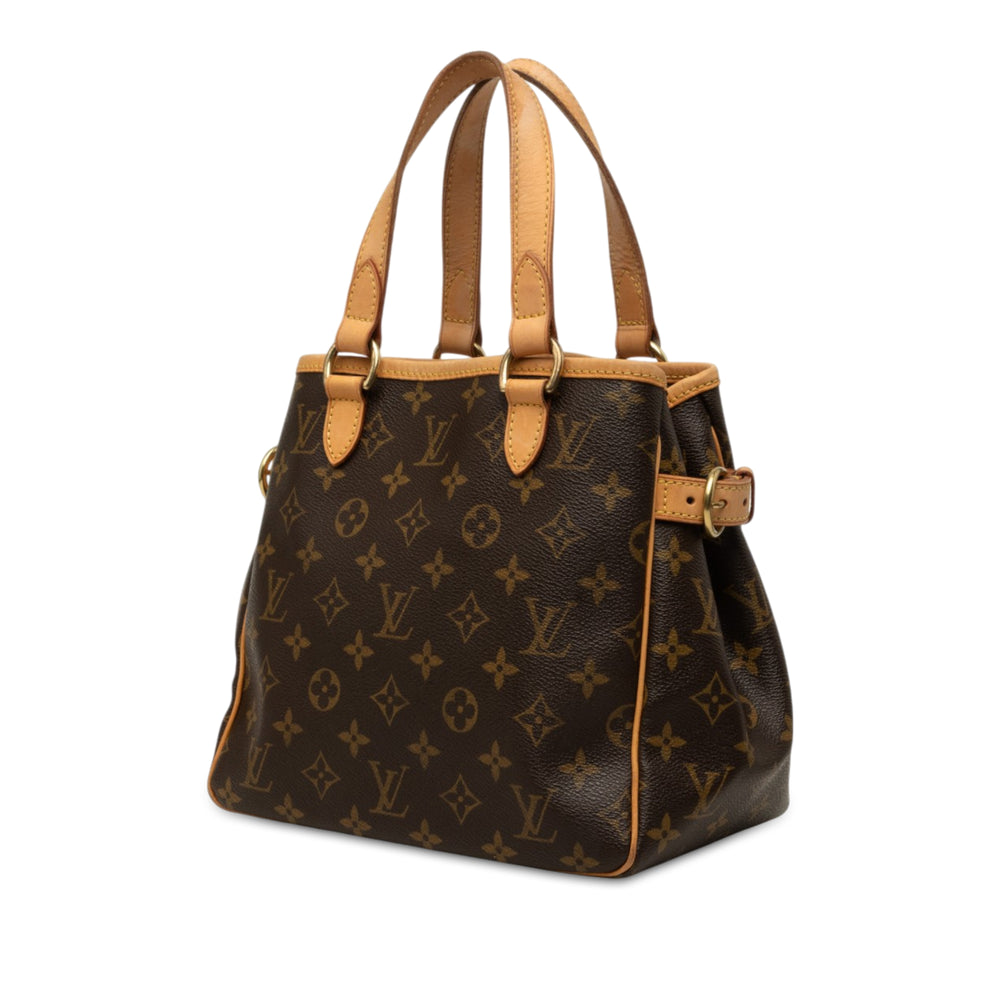Louis Vuitton Batignolles Vertical PM Monogram Marron – vue 2 – GABY PARIS