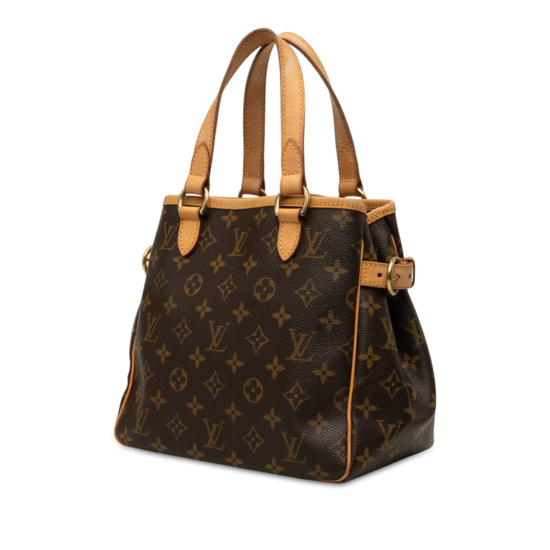 Louis Vuitton Batignolles Vertical PM Monogram Marron – vue 2 – GABY PARIS