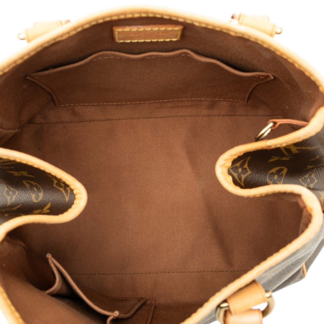 Louis Vuitton Batignolles Vertical PM Monogram Marron – vue 4 – GABY PARIS