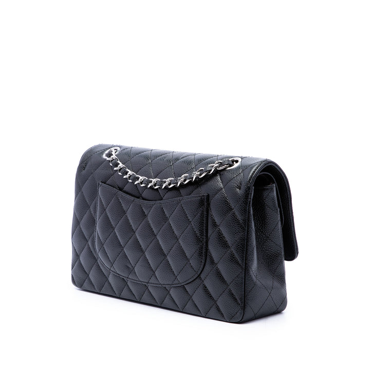 Chanel Classic Double rabat Moyen Cuir caviar Noir – vue 2 – GABY PARIS