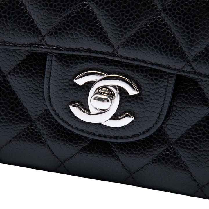 Chanel Classic Double rabat Moyen Cuir caviar Noir – vue 5 – GABY PARIS